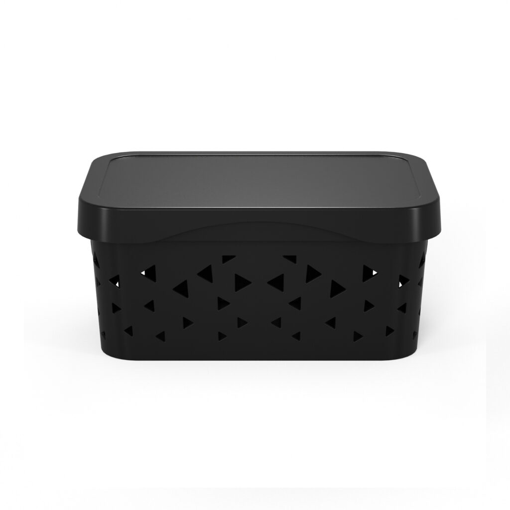 Portable Storage Basket With Lid Linyi Leadchem INC